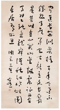 于右任 草书秋兴八首之四 立轴